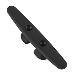 Picture of Schaefer Marine 70-94 Open Base Aluminum Deck Cleat 4-Inch Black Anodized