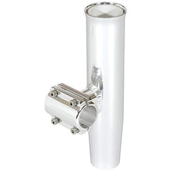 Picture of Lee's Tackle RA5201SL Clamp-On Rod Holder Silver Aluminum Horizontal 1.050" Pipe