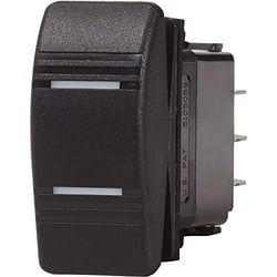 Picture of Blue Sea Systems 8300 Contura DPDT Switch Black ON-ON