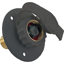 Picture of JR Products 62285 RV City Water Flange with Check Valve 1/2" MPT x 3/4" Hose