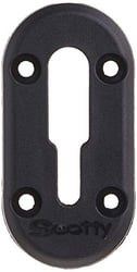 Picture of Scotty Downriggers 0440-BK-1 Low Profile Track 1 Inch Black Composite
