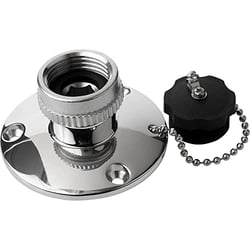 Picture of Sea-Dog Line 513110-1 Stainless Steel Fresh Water Inlet with Watertight Cap
