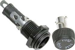 Picture of Blue Sea Systems 5021BSS 3AG Waterproof Fuse Holder Panel Mount 20A