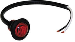 Picture of Buyers 5627513 3/4" Round Red LED Marker Light with Grommet