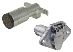 Picture of Pollak 11609 6-Way Connector Socket Vehicle Side with Concealed Terminals