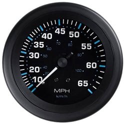Picture of Seastar Solutions 68396P Eclipse Series Marine Speedometer Kit 10-65 MPH 3 Inch