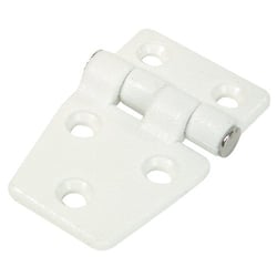 Picture of Whitecap Industries S3033C White Nylon Shortsided Door Hinge 2-1/4"