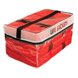 Picture of Onyx Outdoors 102200-200-004-12 Life Jacket Storage Bag with 4 Type II Vests