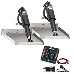 Picture of Lenco TT9X9EI 9x9 Edge Mount Trim Tab Kit with LED Indicator Switch