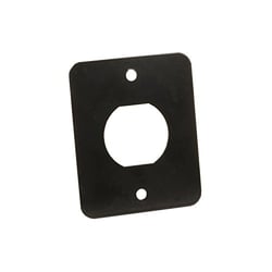 Picture of JR Products 15155 12V/USB Mounting Plate Single Port Black