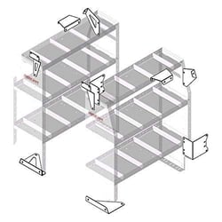 Picture of Weatherguard 9751301 Transit Connect LWB Shelving Installation Kit