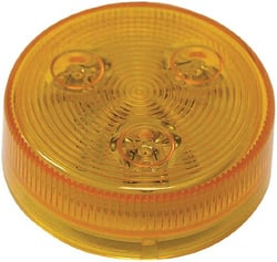 Picture of Peterson Fluid V164KA Amber LED Clearance Light 2 Inch Round Grommet Mount
