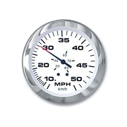 Picture of Sierra 61752P Lido Pitot Type Speedometer Kit 10-50 MPH 3 Inch Dial