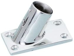 Picture of Whitecap Industries S-1465C 60° Rectangular Rail Base for 7/8" Tubing
