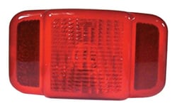 Picture of Peterson Fluid B45715 Replacement Lens for 457/457L Light Series - Red Rectangular