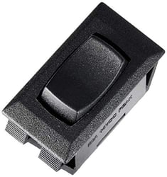 Picture of Valterra DGF112VP 12V Momentary DPDT On-Off-On Rocker Switch Black