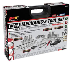 Picture of Performance Tool W30501 134-Piece Mechanic's Tool Set with Sockets and Storage Case