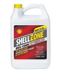 Picture of Shell Oil 9407006021 Dexcool Extended Life 50/50 Premix Coolant 1 Gallon (Case of 6)