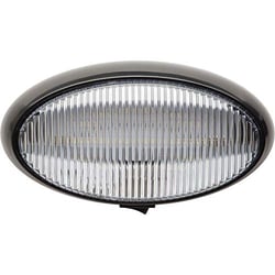 Picture of Optronics RVPLL11CFS LED Oval Porch Light Black Housing Clear Lens