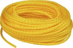 Picture of SeaSense 50013141 Hollow Braid Polypropylene Rope 1/4" x 100' Yellow