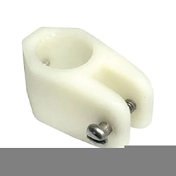 Picture of Whitecap Industries 3418WP 7/8" Jaw Slide White Nylon (Pair)