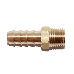 Picture of Attwood Marine 88FBM1016 Universal Brass Fuel Hose Fitting 1/4" NPT x 5/16" Barb