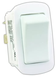 Picture of JR Products 14015 Water-Resistant SPST Rocker Switch White