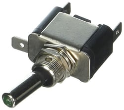 Picture of WirthCo 20522 Heavy Duty Green LED Illuminated Toggle Switch 25 Amp