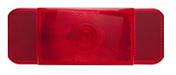 Picture of Optronics RVSTL60S LED RV Stop Turn Tail Light Passenger Side White Base