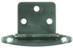 Picture of JR Products 70655 Free Swing Door Hinge Satin Nickel Flush Mount 2-Pack