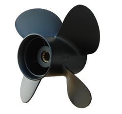 Picture of Solas 5213-100-14 Aluminum Propeller 10 x 14 Thru-Hub Exhaust for 25-30HP Outboards