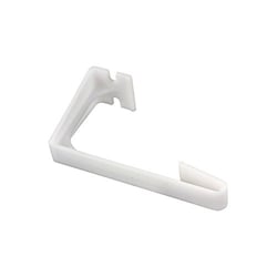 Picture of JR Products 81485 Side Curtain Retainer White L-Shape 2-Pack