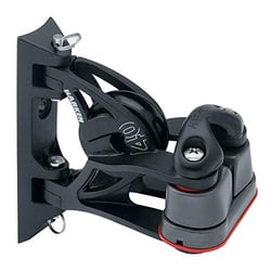 Picture of Harken 2156 40mm Carbo Pivoting Lead Block with Aluminum Cam-Matic Cleat