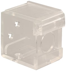 Picture of JR Products 81915 Mini Blind Mounting Brackets Clear 2-Pack