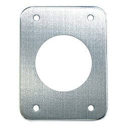 Picture of Tigress 88932 T-Top Aluminum Weld-On Backing Plates 5" x 6-1/2" x 1/4" Pair