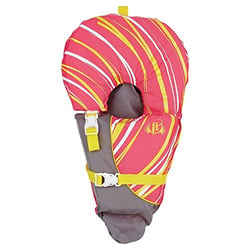 Picture of Kent Sporting Goods 104000-105-000-15 Full Throttle Baby-Safe Infant Life Vest Pink/Gray
