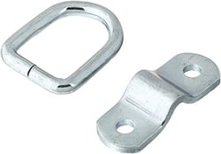 Picture of Buyers B20 Rope Ring with Mounting Bracket - 1/4 Inch Zinc Plated Steel