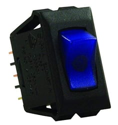 Picture of JR Products 13685 Illuminated Rocker Switch Blue/Black