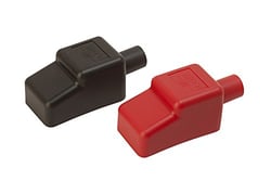 Picture of Sea-Dog Line 415115-1 Battery Terminal Covers - Red/Black Marine Wing Nut