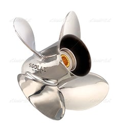 Picture of Solas 3233-100-10 New Saturn 4-Blade Stainless Steel Propeller 10x10 RH