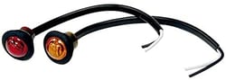 Picture of Buyers 5627524 3/4 Inch Round LED Marker Light Amber 3-LED