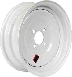 Picture of Loadstar Tires 20006 8x3.75 Trailer Wheel 5-Hole White Steel Rim