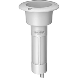 Picture of Mate Series P1000DW Plastic 0° Rod & Cup Holder Drain Round Top White