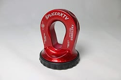 Factor 55 0035501 Splicer XTV Synthetic Rope Splice-On Shackle Mount 3/16-1/4" Red — image 2