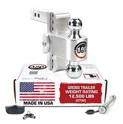 Picture of Weigh Safe CTB6-2-KA Adjustable Ball Mount 6" Drop 2" Receiver 12,500 lbs