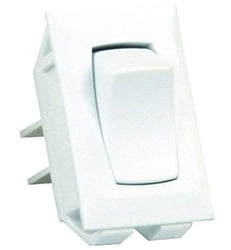 Picture of JR Products 13395 12V On/Off Rocker Switch White Unlabeled