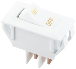 Picture of Valterra DG110UGVP 12V On/Off Rocker Switch White