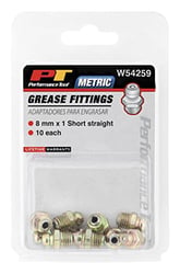 Picture of Performance Tool W54259 8mm x 1mm Short Straight Grease Fitting (Pack of 10)