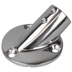 Picture of Sea-Dog Line 280301-1 Round Rail Base 30 Degree 1 Inch Stainless Steel