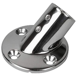 Picture of Sea-Dog Line 280451-1 45° Round Base Rail Fitting 1" Stainless Steel